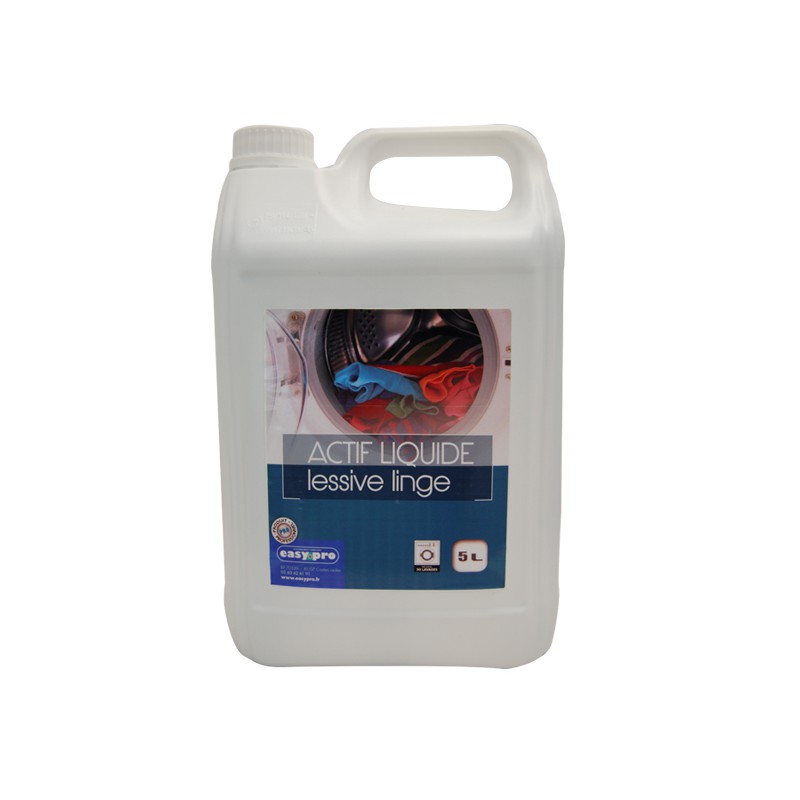 Lessive liquide actif - 5 L - EASY PRO - Lessives - b10018T