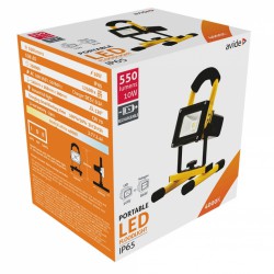 Projecteur LED portatif 120 ° et rechargeable - 10 Watts - AVIDE - Pour l'extérieur - DD-ZP7M-JBK9