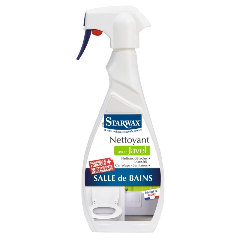 Nettoyant Javel pour salle de bains - 500 ml - STARWAX - Hygiène de la maison - 702558