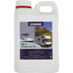 Liquéfiant pour WC portable ou broyeur - W7 - 2 L - ECOGENE - Entretien des WC - BR-106933