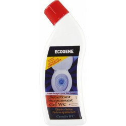 Détartrant surpuissant pour WC - En gel - 750 ml - ECOGENE - Entretien des WC - BR-100401