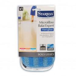 Microfibre Maxi-glisse pour balai expert - STARWAX - Serpillière - 1594