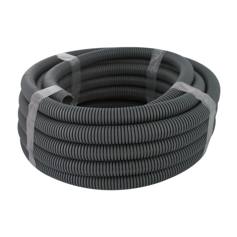 Couronne de 50 M de gaine ICTA avec tire fil - ⌀ 20 mm - Gris - Gaines électriques - BR-585769