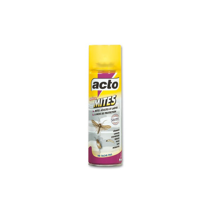 Aérosol anti-mites spécail textiles - 300 ml - ACTO - Insectes volants - DE-581959