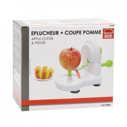 Éplucheur et coupe pomme - 2 en 1 - UTIL HOME - Couper / Éplucher fruits et légumes - BR-306168