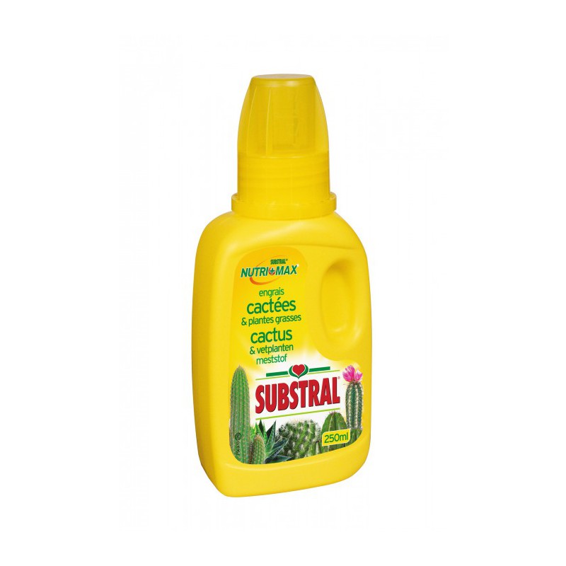 Engrais liquide Cactées et plantes grasses - 250 ml - SUBSTRAL - Engrais et activateur - BR-130837