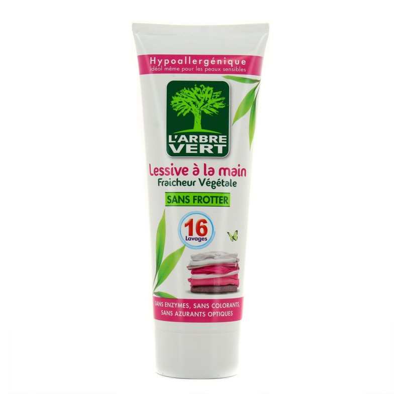 Lessive à  la main - Fraîcheur végétale - 16 lavages - 250 ml - L'ARBRE VERT - Lessives - DE-229575