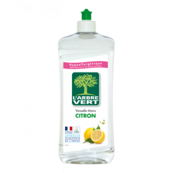 Liquide vaiselle main - Citron - 750 ml - L'ARBRE VERT - Entretien de la vaisselle - DE-228791