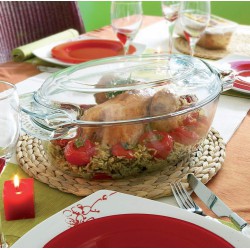 Cocotte ovale en verre - Classic - 4.5 L - PYREX - Plat à four - DE-298281