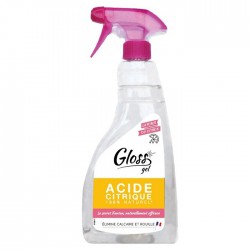 Acide citrique en gel - 100 % Naturel - 750 ml - GLOSS - Produits multi-usages - DE-222695