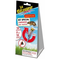 Kit campagnol et rat taupier - Le Détaupeur - 10 pétards - MYRIAD - Rongeurs - 9509006