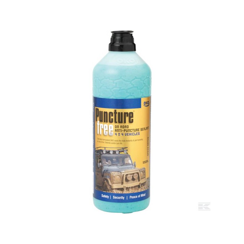 Mastic d'étanchéité pour pneu pour 4 x 4 - Anti-crevaison - 1250 ml - OKO - Lustrage et entretien - 9100992