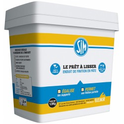 Enduit de lissage et de finition - Prêt à  poser - SIM - 1.5 kg - SIM - Enduit de lissage - DE-249649