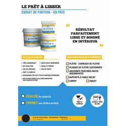 Enduit de lissage et de finition - Prêt à  poser - SIM - 1.5 kg - SIM - Enduit de lissage - DE-249649