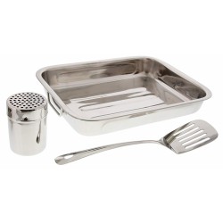 Set à  lasagne en Inox - 3 éléments - PRADEL - Accueil - LAS3