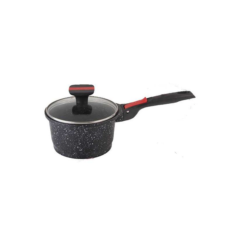 Casserole façon pierre - Manche amovible - Volna - 16 cm - PRADEL - Casserole / Faitout - 92594M