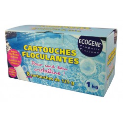 Cartouches Floculantes - 1kg - ECOGENE - Traitement / réparation piscine - 115741