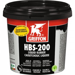 Caoutchouc liquide - Enduit de protection universel étanche - HBS-200 - 1 L - GRIFFON - Enduit anti-humidité / étanchéité - S...