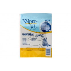 Sac aspirateur Micro-filtre universel - MIF2-W - Lot de 1 - WPRO - Accessoires Aspirateur - 9595364