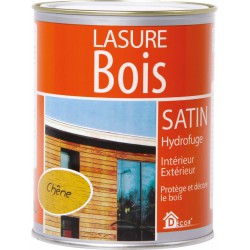 Lasure Bois - Satin - Hydrofuge - Chêne - 0.75 L - RECA - Lasures et Vernis - BR-940554