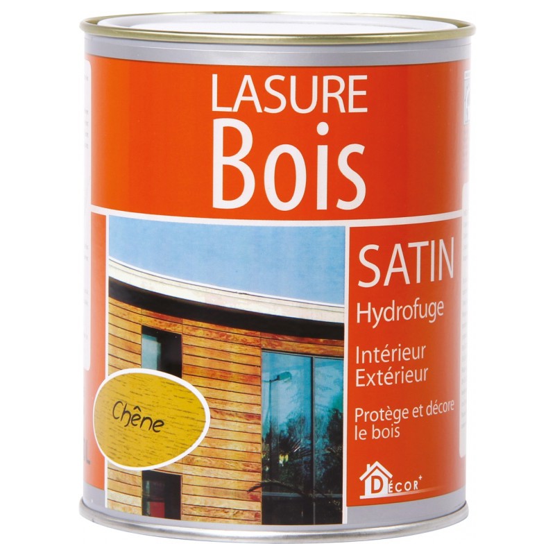 Lasure Bois - Satin - Hydrofuge - Chêne - 0.75 L - RECA - Lasures et Vernis - BR-940554