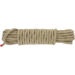 Corde en chanvre - 10 Mètres - 10 mm - CORDERIE TOURNANAISE - Cordage - BR-307925