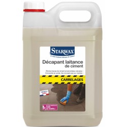 Décapant laitance de ciment pour carrelages - 5L - STARWAX - Entretien des sols - BR-820741