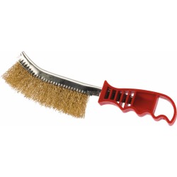 Brosse de ponçage universelle - Acier laitonné - 34 cm - SCID - Brosse de ponçage - BR-806550