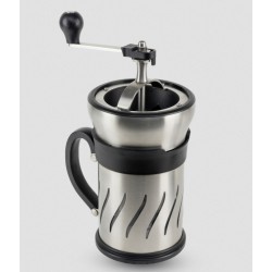 Moulin à  café et cafetière à  piston 2 en 1 - 15 cm - Paris Press - PEUGEOT - Pour le Thé, Café, petit déjeûner - DE-331116