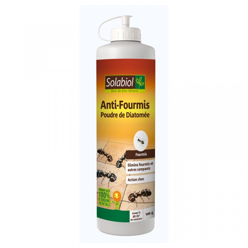 Anti-fourmis - Poudre de diatomée - 100 Grs - SOLABIOL - Traitements Insectes / maladies - DE-254797 Anti-fourmis - Poudre de diatomée - 100 Grs - SOLABIOL - Traitements Insectes / maladies - DE-254797