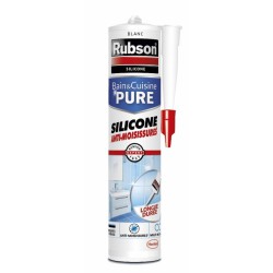 Mastic sanitaire - Bain & Cuisine - Blanc - 280 ml - RUBSON - Mastic sanitaire - DE-474932