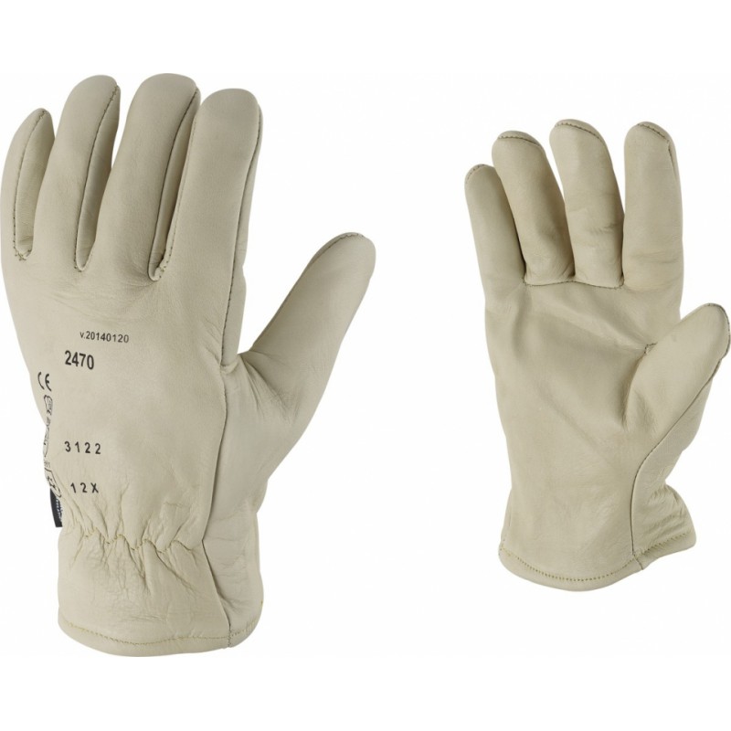 Gants en cuir molletonné Anti-froid - Thinsulate - OUTIBAT - Gants de bricolage - BR-539746