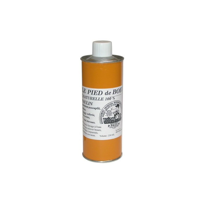 Huile de peid de boeuf - 250 ml - PAULIN - Entretien du cuir - DE-510317