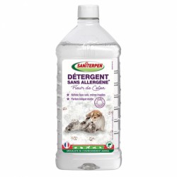 Détergent sols sans allergène - Fleur de coton - 1 L - SANITERPEN - Hygiène et entretien animaux - DE-411595