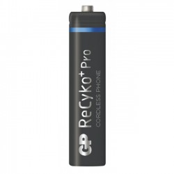 4 piles rechargeables - Spécial téléphone - Recyko Pro 65AAAHCECP-2APCFRB4 / AAA - GP - Pile rechargeable - DE-388793