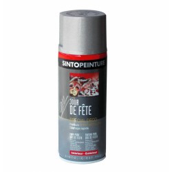 Peinture aérosol - Spécial Jour de fête - Argent métalissé - 400 ml - SINTO - Peinture aérosol - 140419