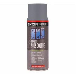 Sous-couche et apprêt - Pour fer et métaux - 400 ml - SINTO - Peinture aérosol - 140507