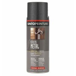 Peinture aérosol - Effet métal - Anthracite martelé - 400 ml - SINTO - Peinture aérosol - 140496