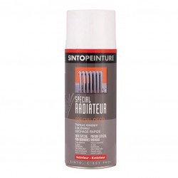 Peinture spécial radiateur - Blanc brillant - 400 ml - SINTO - Peinture aérosol - 140485