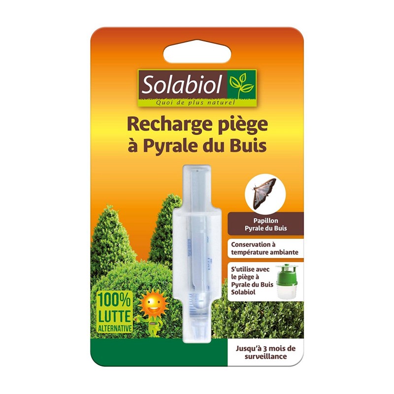 Recharge pour piège contre la pyrale du buis - 1 seringue - SOLABIOL - Insectes volants - DE-254748