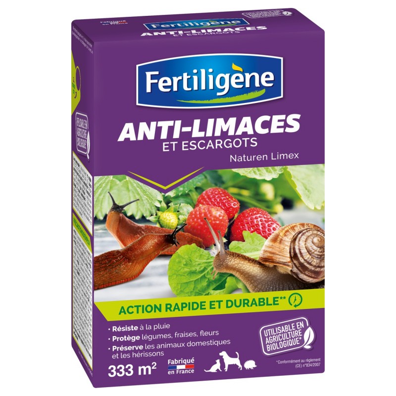 Anti-Limaces et Escargots - En granulés - 1 Kg - FERTILIGENE - Traitements Insectes / maladies - BR-940154