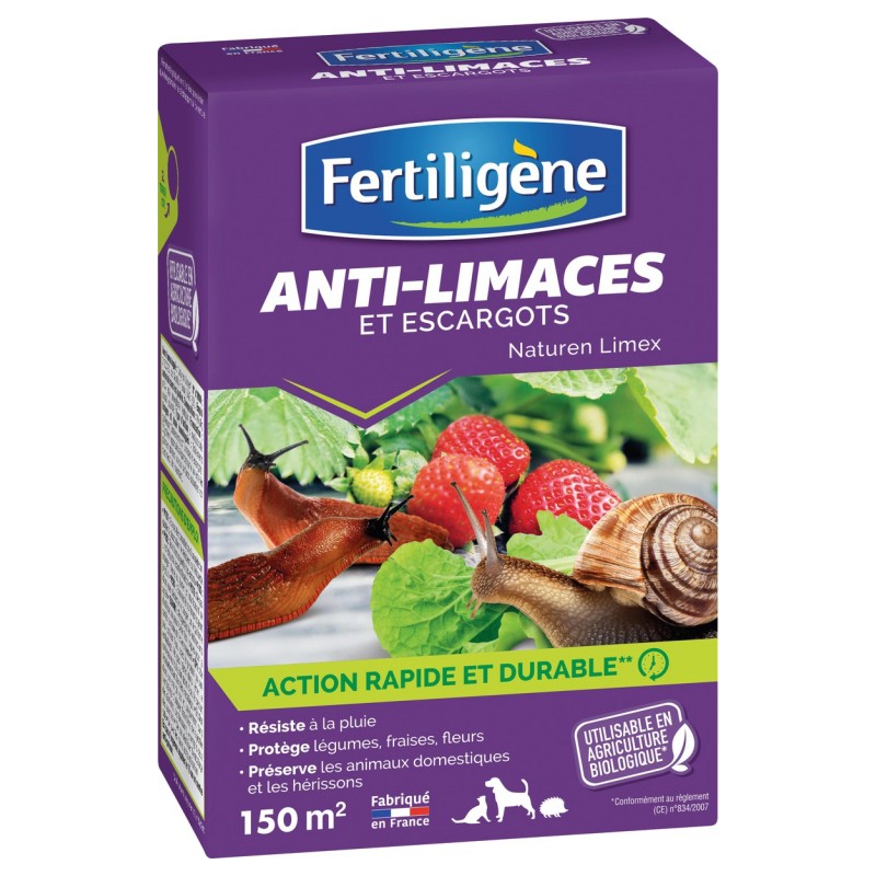 Anti-Limaces et Escargots - En granulés - 450 g - FERTILIGENE - Traitements Insectes / maladies - BR-537827