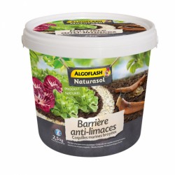 Barrière anti-limaces - Coquilles marines broyées - 2.5 Kg - ALGOFLASH - Traitements Insectes / maladies - DE-288051