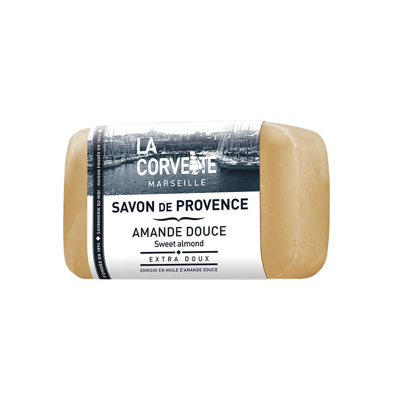 Savon de Provence - Amande douce - 100 Grs - LA CORVETTE - Bain, savons et soins du corps - DE-416883