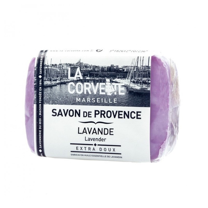 Savon de Provence - Lavande - 100 Grs - LA CORVETTE - Bain, savons et soins du corps - DE-205212