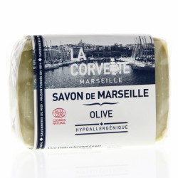 Savon de Marseille - Olive - 100 Grs - LA CORVETTE - Bain, savons et soins du corps - DE-416875