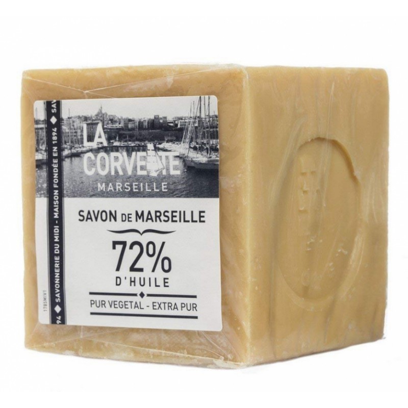 Cube de Savon de Marseille Extra Pur - 500 Grs - LA CORVETTE - Bain, savons et soins du corps - DE-245648