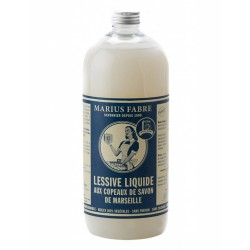 Lessive liquide aux copeaux de Savon de Marseille 1L - MARIUS FABRE - Lessives - DE-759332