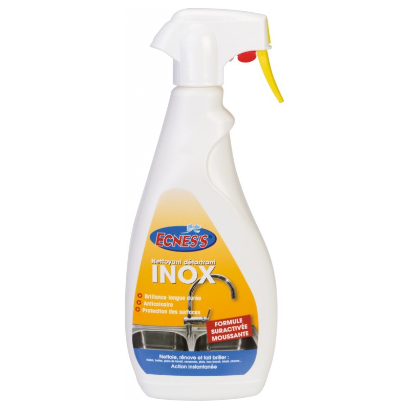 Nettoyant et détartrant pour l'inox - 750 ml - ECNES'S - Entretien des métaux - DE-237214