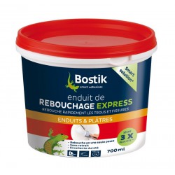 Enduit de rebouchage Express en pâte - 700 ml - BOSTIK - Enduit de rebouchage - DE-452474